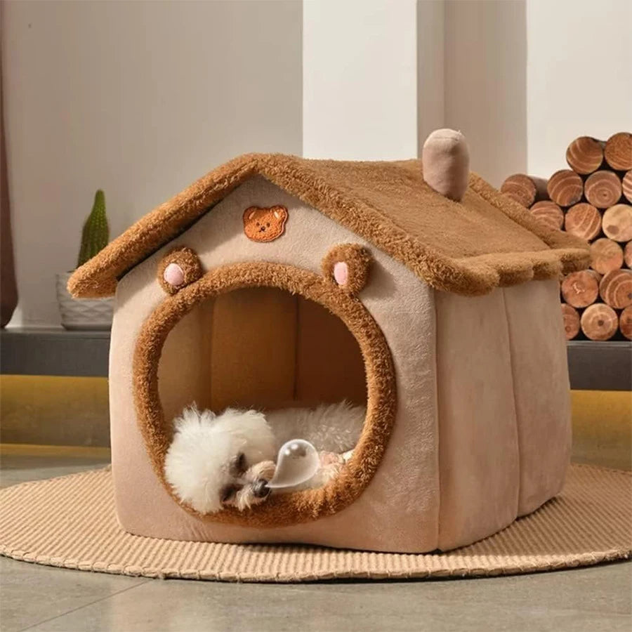 Foldable Pet House for Cats & Small Dogs