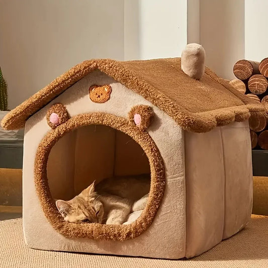 Foldable Pet House for Cats & Small Dogs