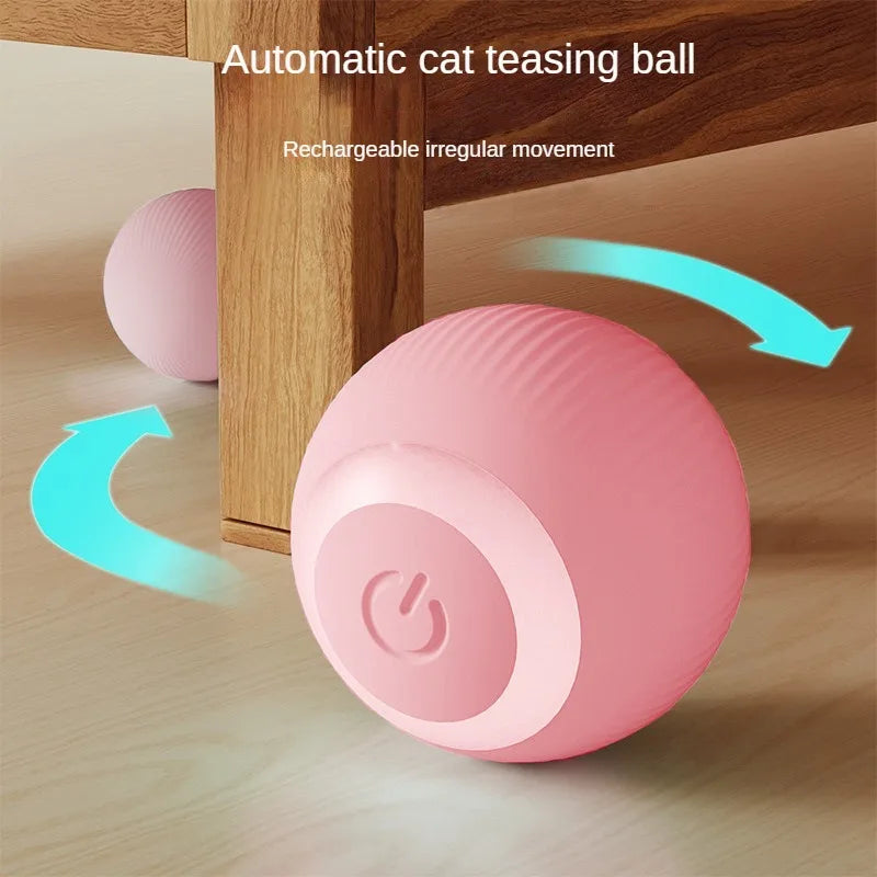 Interactive Play for Cats – Automatic Rolling Ball