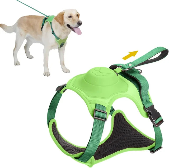 The Ultimate Dog Harness with Retractable Leash!