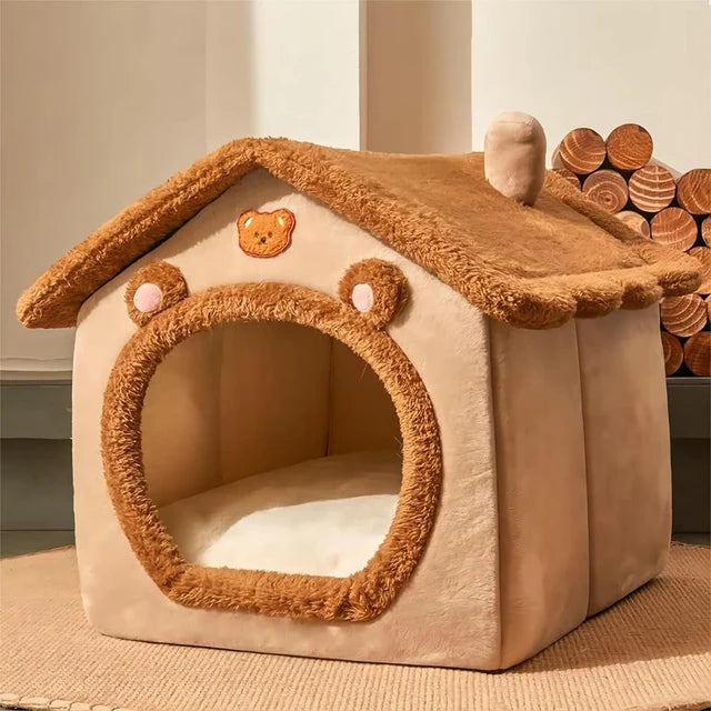 Foldable Pet House for Cats & Small Dogs