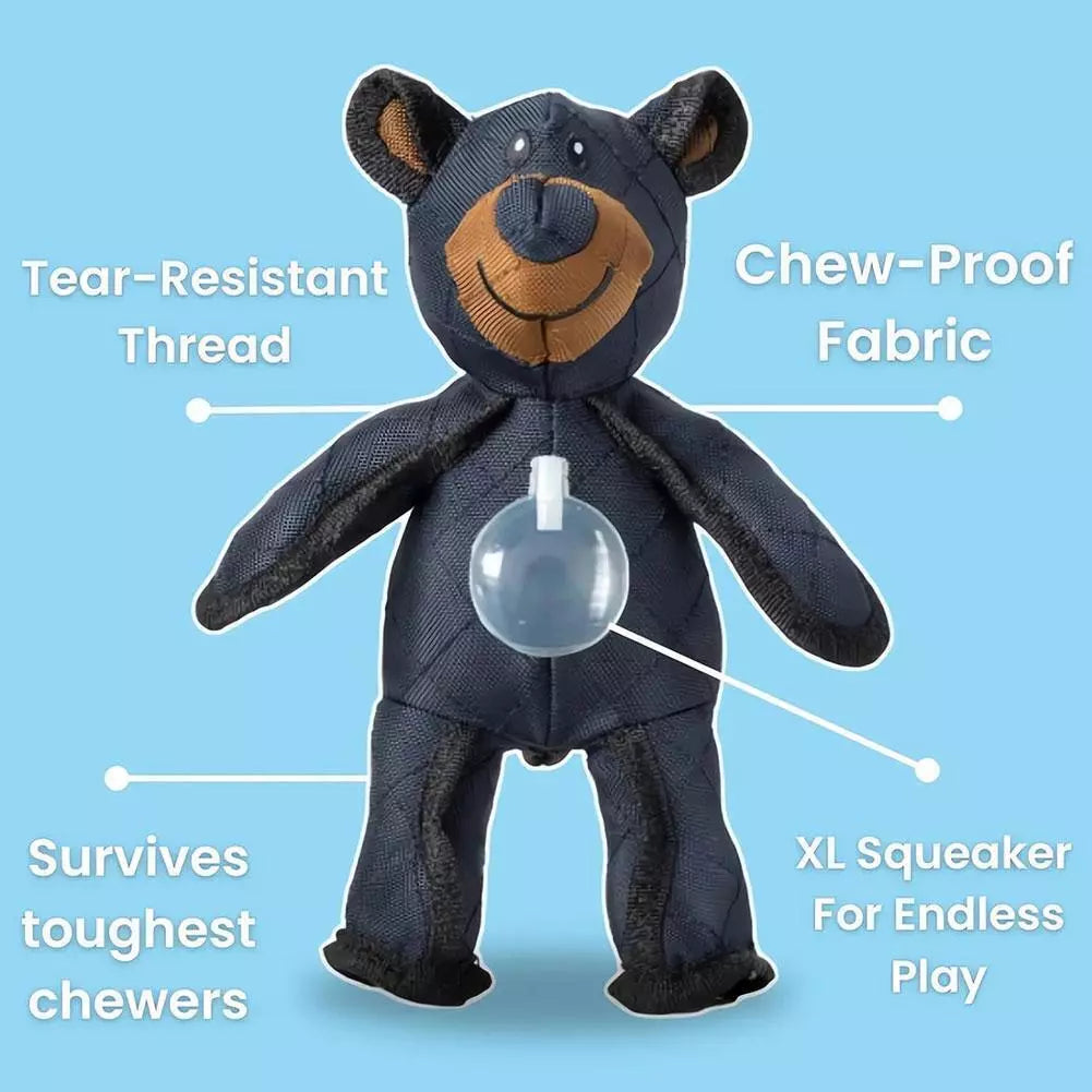 Unbreaka Bear 2.0: Indestructible Squeaky Dog Toy